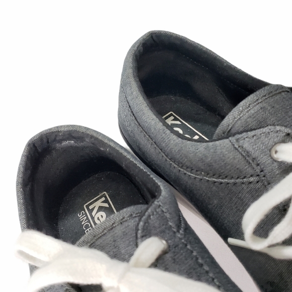 Keds Flats Maven Chambray Gray Blue Woven Fabric - Picture 6 of 8